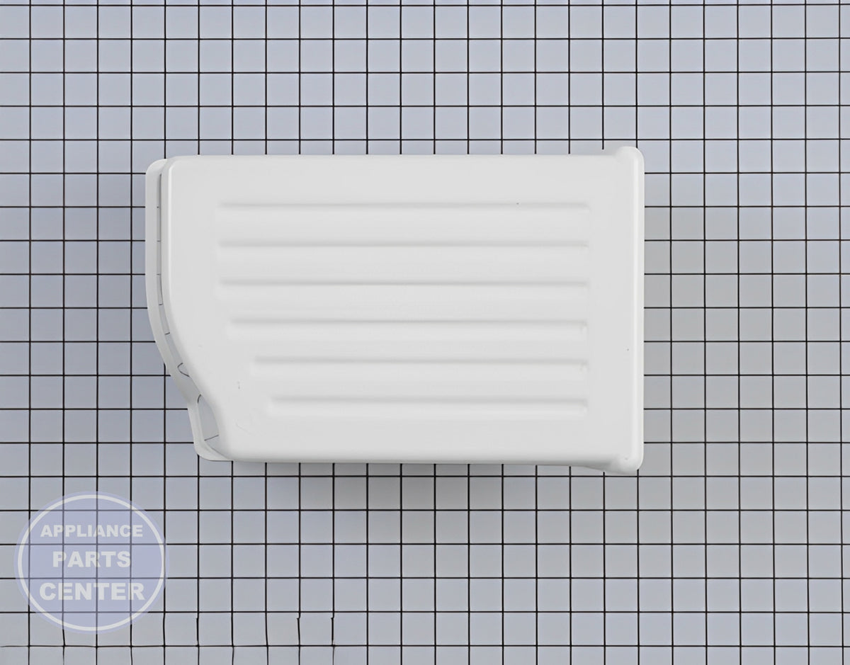 FRIGIDAIRE REFRIGERATOR ICE CONTAINER 240385201 - Side view with 5 lbs ice capacity