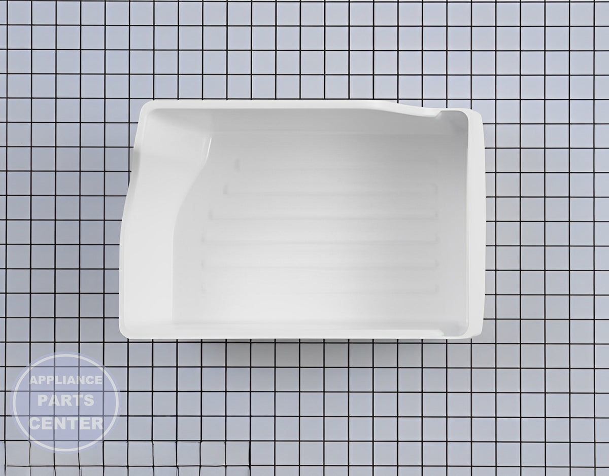 FRIGIDAIRE REFRIGERATOR ICE CONTAINER 240385201 - Installation in FRIGIDAIRE model showcasing mounting points