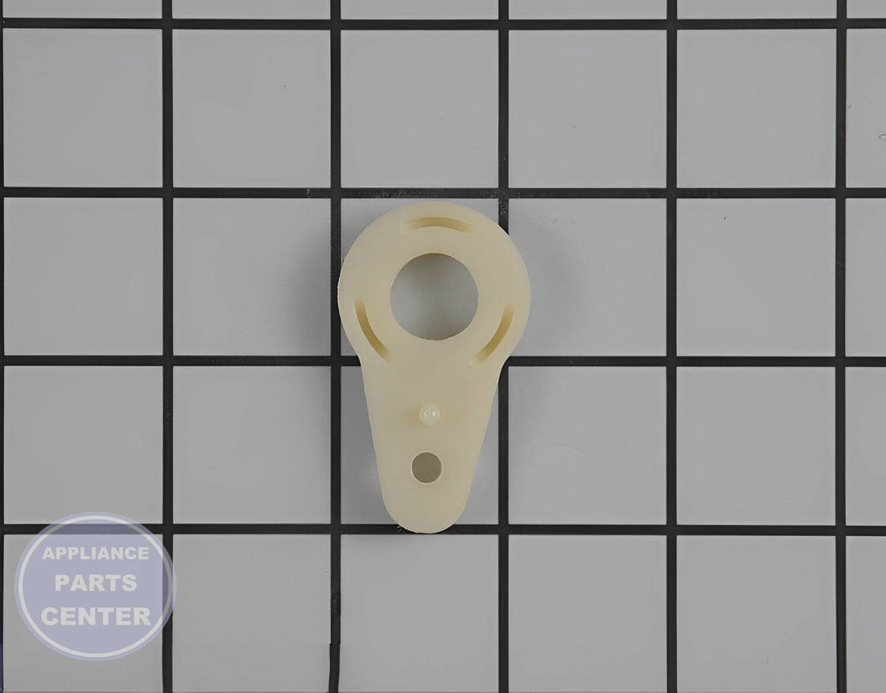 FRIGIDAIRE Refrigerator Freezer Door Closing Cam Stop 240457701 - Detailed view of hinge technical details