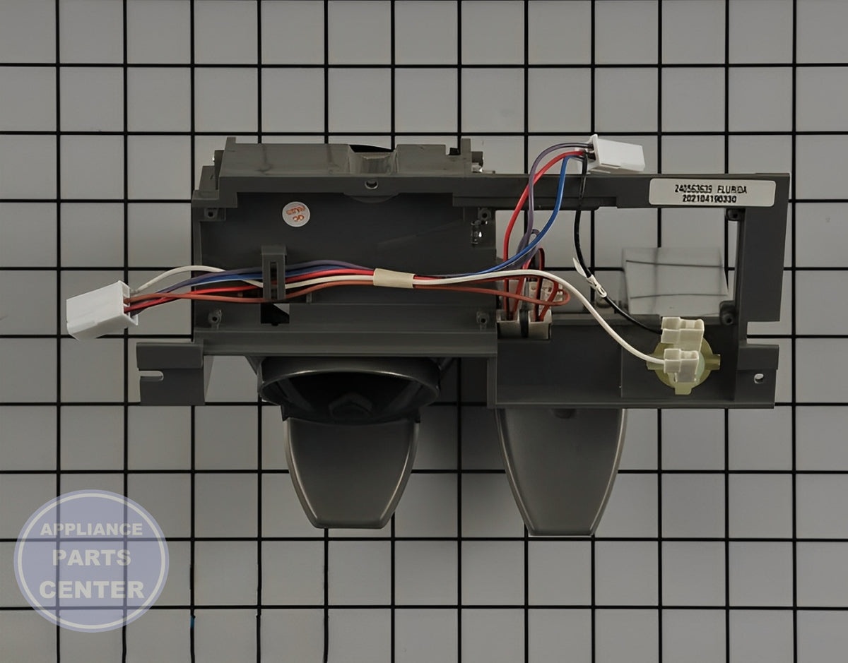 FRIGIDAIRE REFRIGERATOR DISPENSER MODULE 240563639 - Main view showing smooth dispensing for WCI Refrigerator models