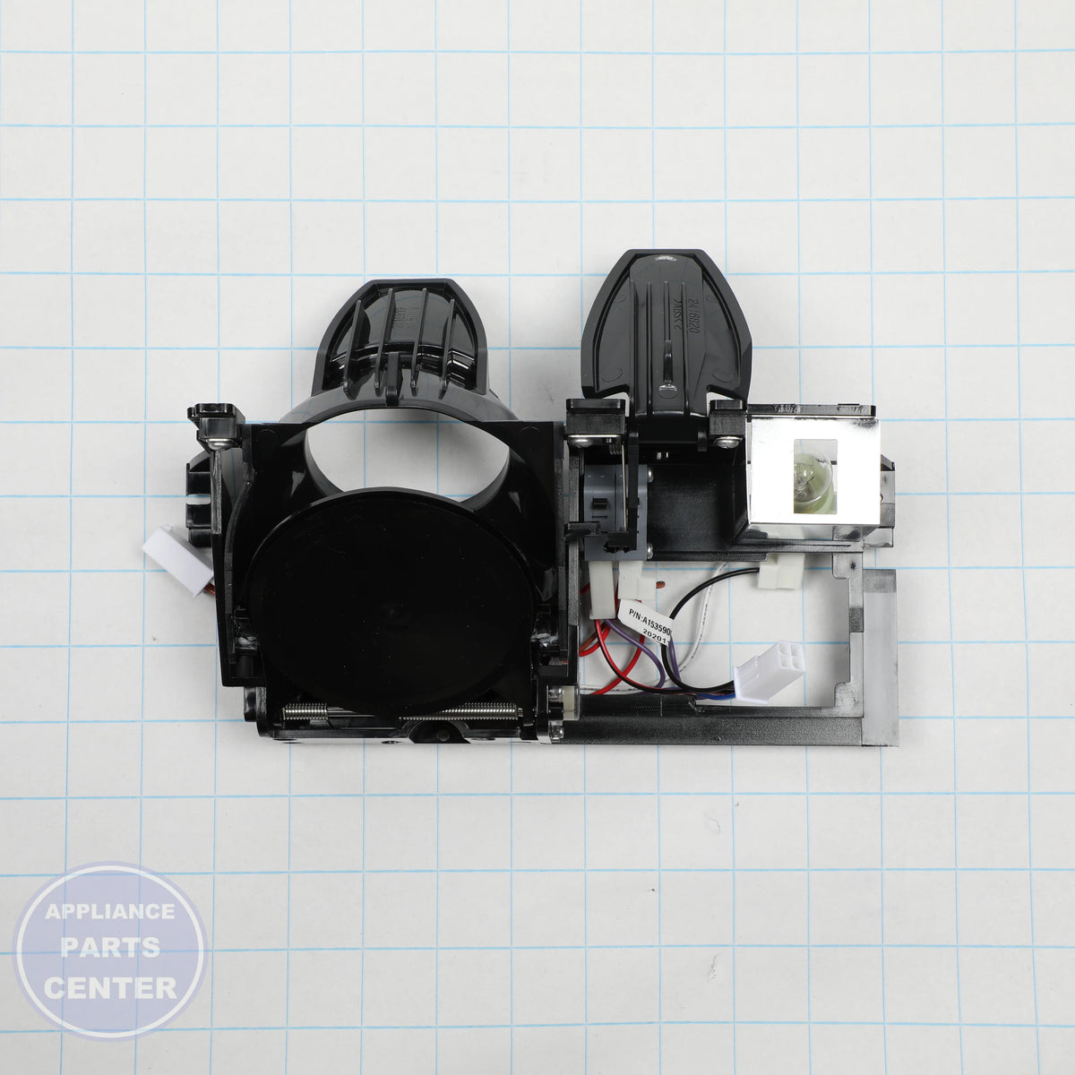 S/A PUR-I&W MODULE 240563640 - Side view with precise measurements for accurate fit