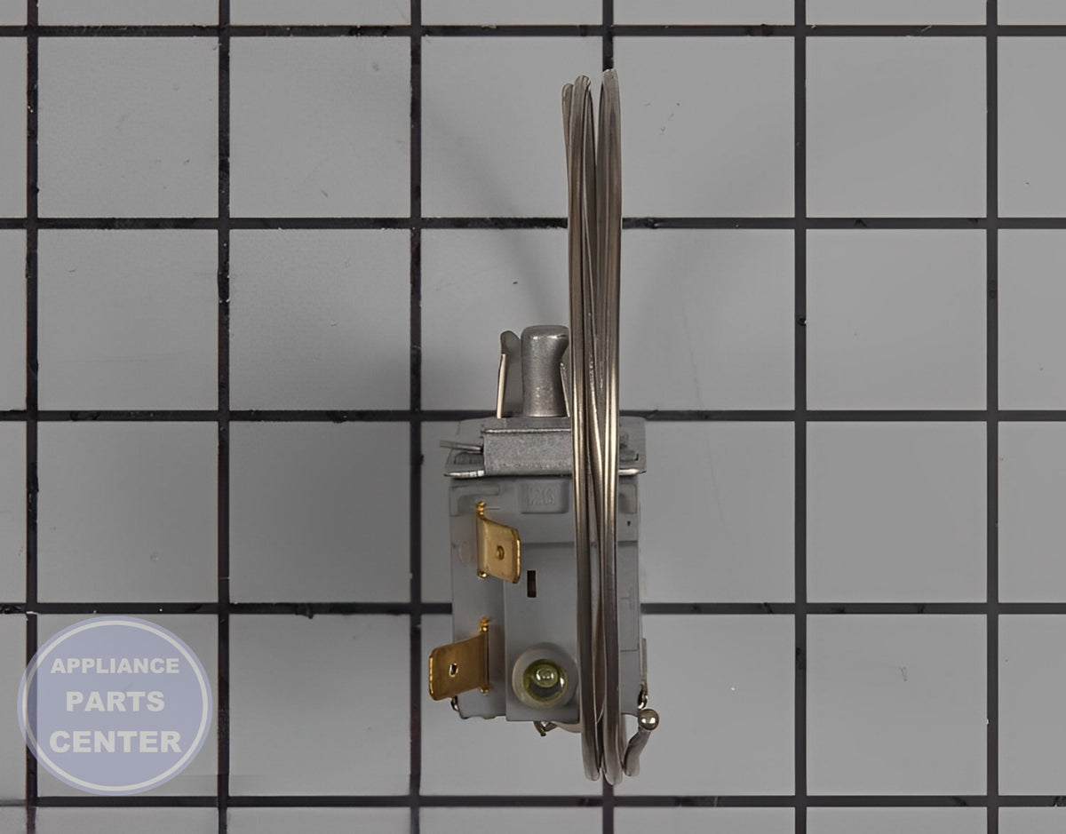 FRIGIDAIRE REFRIGERATOR TEMPERATURE CONTROL THERMOSTAT 241537103 - Installation in WCI models showing key mounting points