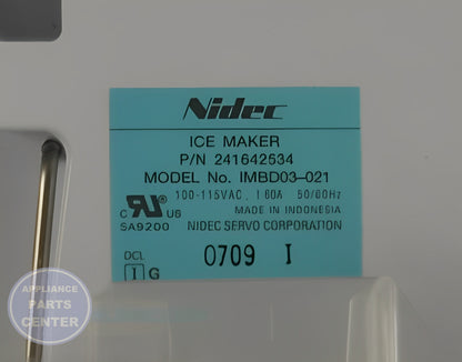 FRIGIDAIRE ICE MAKER ASSEMBLY 241642534 - Installation in WCI Refrigerator showcasing key mounting points