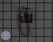 FRIGIDAIRE REFRIGERATOR LIGHTED WATER DISPENSER ACTUATOR 241685703 - Main view showing illuminated water dispensing for WCI Refrigerators