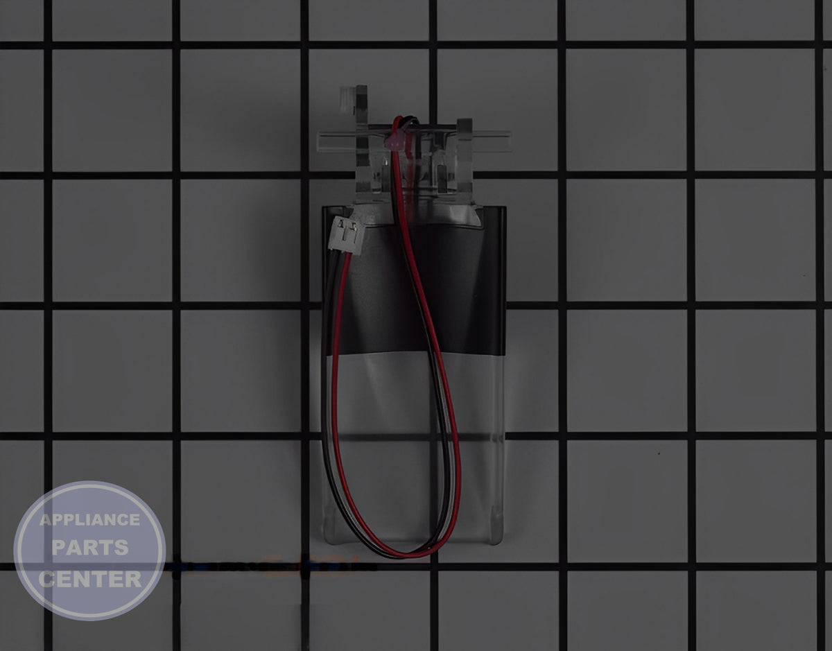 FRIGIDAIRE REFRIGERATOR LIGHTED WATER DISPENSER ACTUATOR 241685703 - Main view showing illuminated water dispensing for WCI Refrigerators