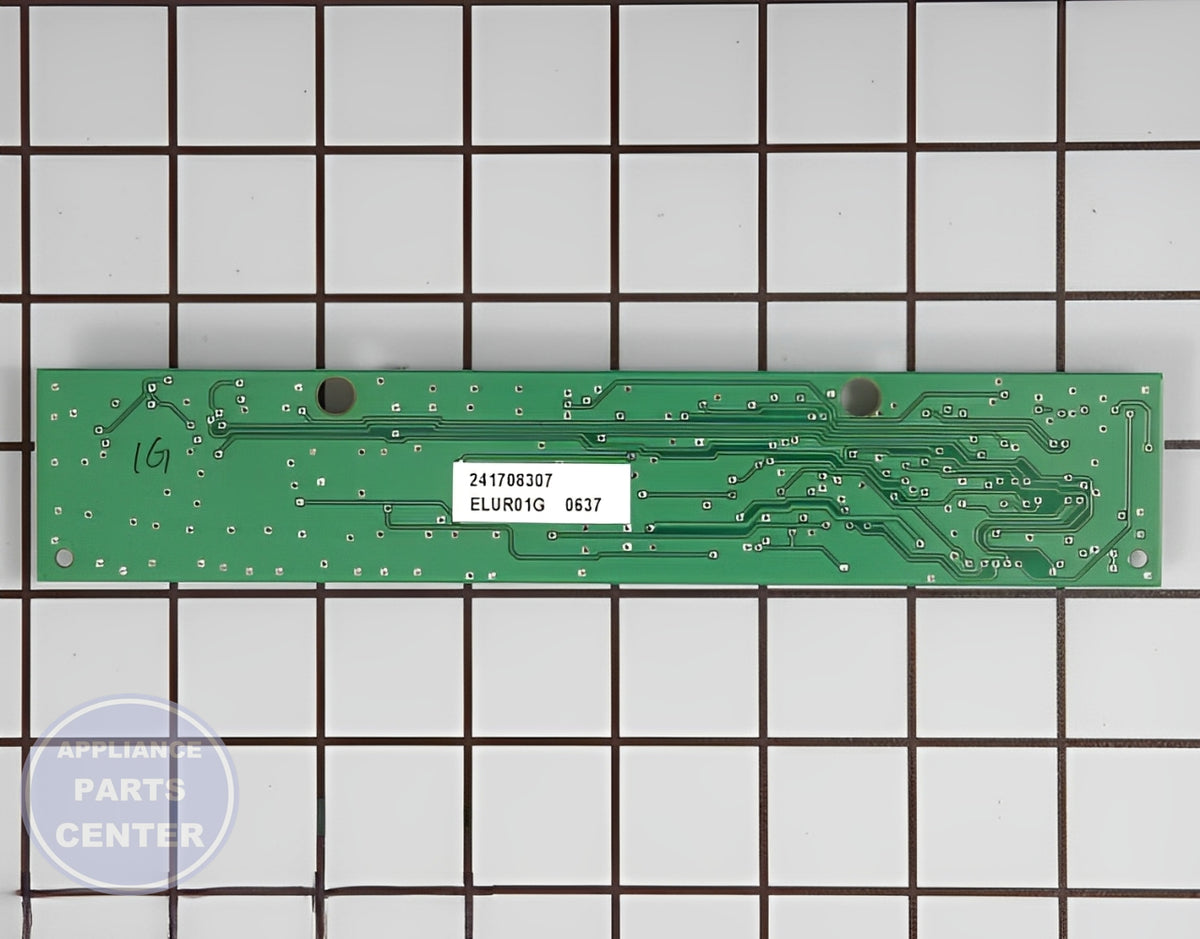 Dispenser Control Board 241708307 - Detailed view of circuit board and timer
