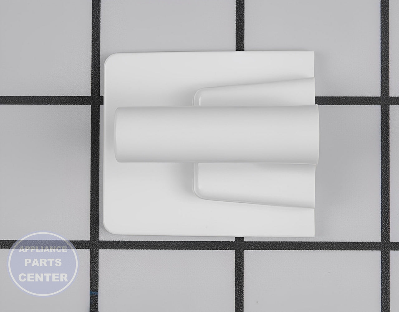 FRIGIDAIRE REFRIGERATOR FLIPPER HINGE MULLION 241779401 - Main view showing perfect sealing for WCI models