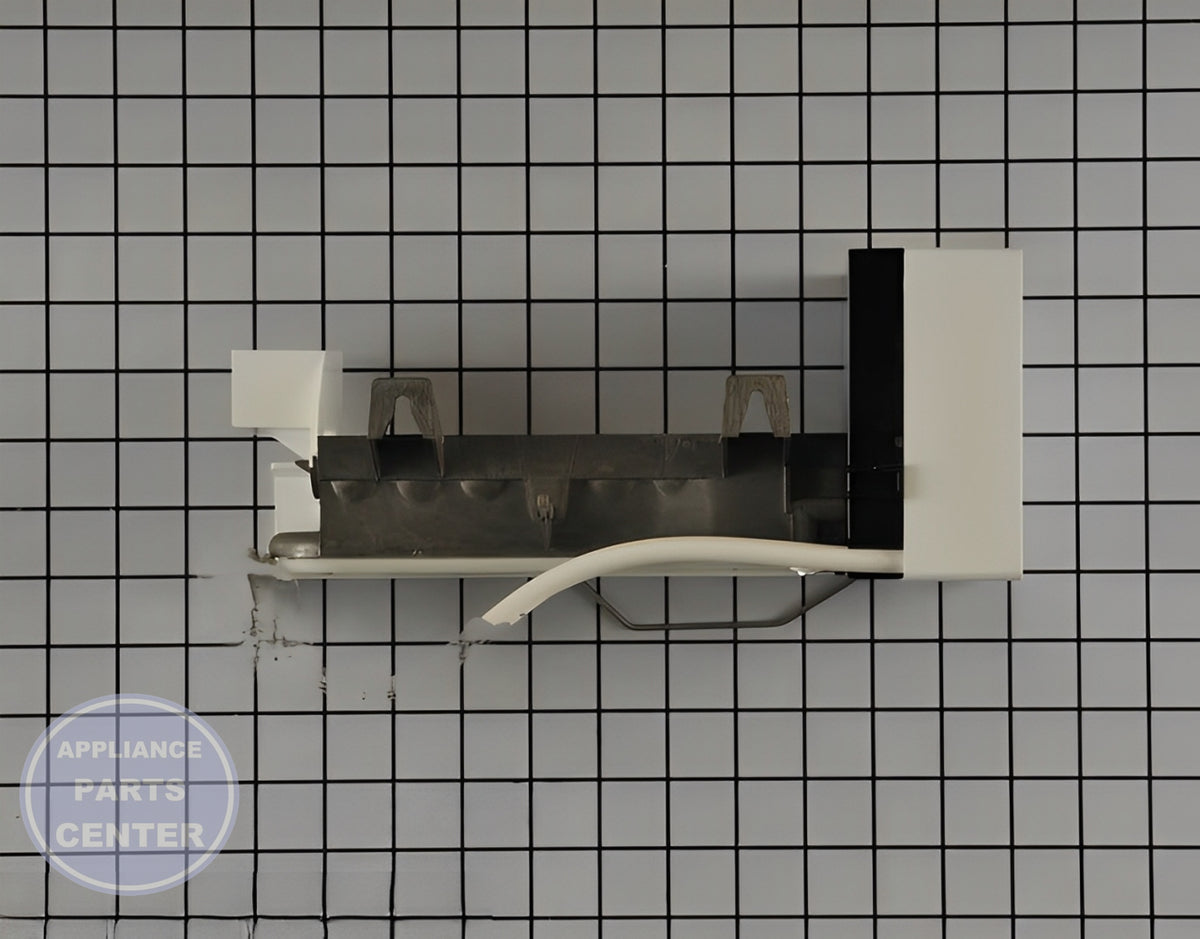 FRIGIDAIRE ICE MAKER ASSEMBLY 241798231 - Side view with ice production specifications