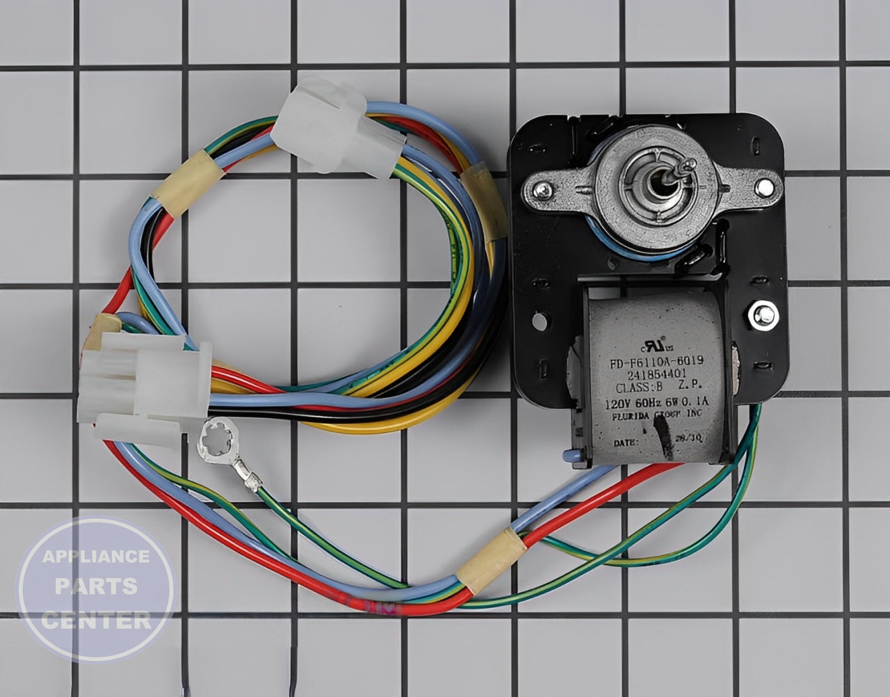 Frigidaire Evaporator Fan Motor 241854401 - Main view showing efficient air circulation for Frigidaire models