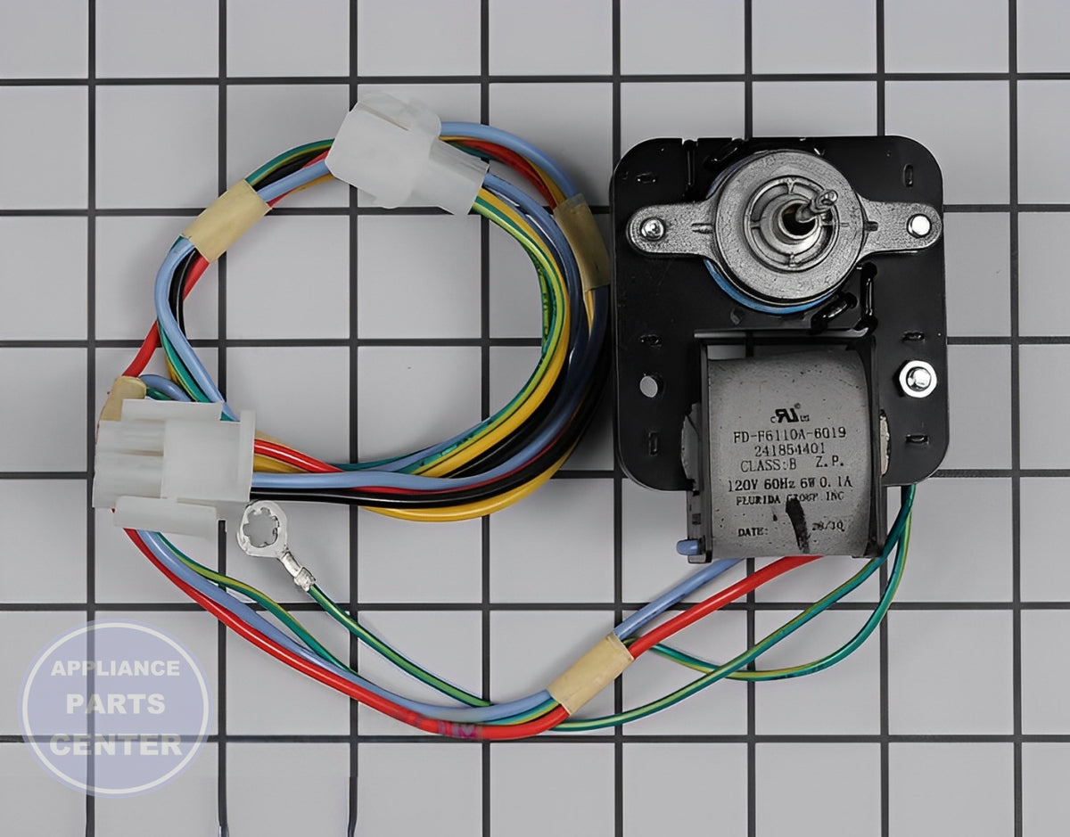 Frigidaire Evaporator Fan Motor 241854401 - Main view showing efficient air circulation for Frigidaire models