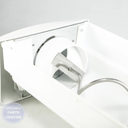 ICE CONTAINER ASSY 241860804 - Side view with 5 lbs ice holding capacity