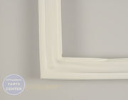 FRIGIDAIRE REFRIGERATOR WHITE MAGNETIC FREEZER DOOR GASKET 241872501 - Main view showing magnetic feature for various refrigerator models