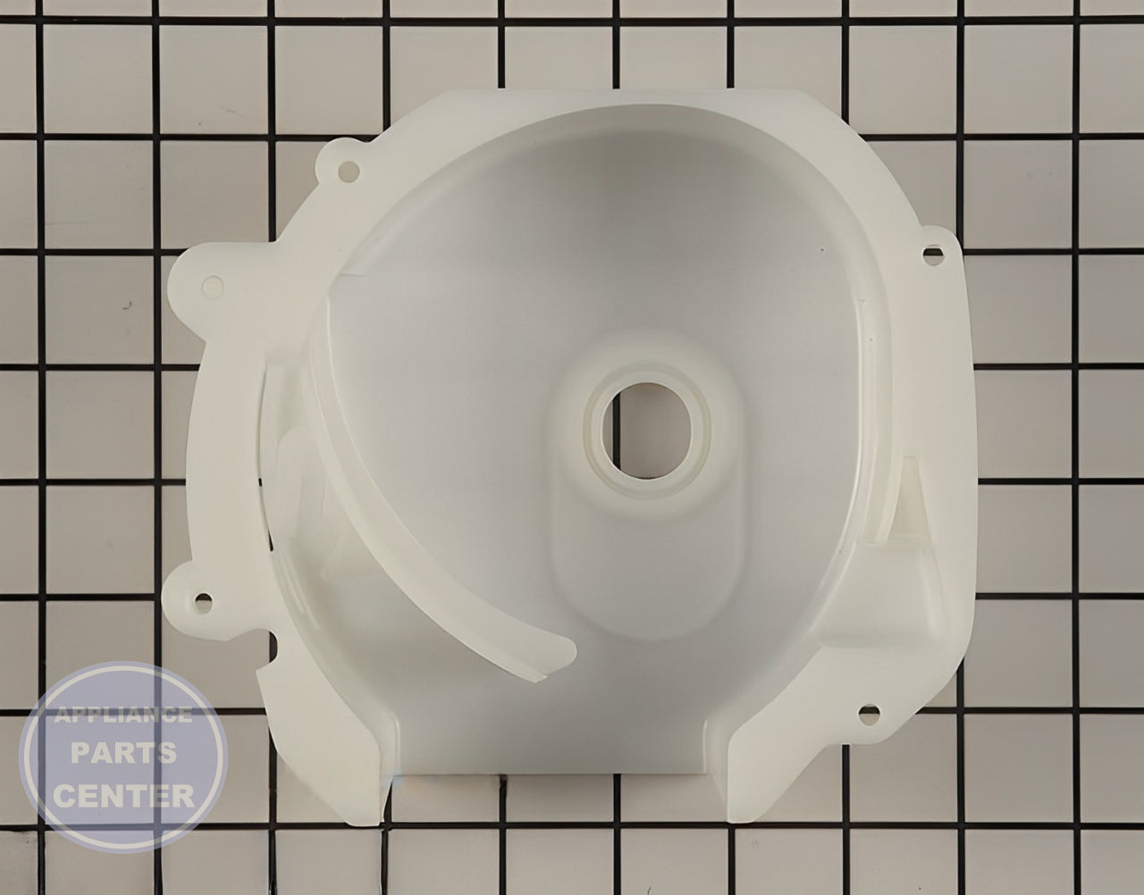 FRIGIDAIRE REFRIGERATOR ICE CRUSHER HOUSING 241885001 - Main view showing efficient ice crushing for various models