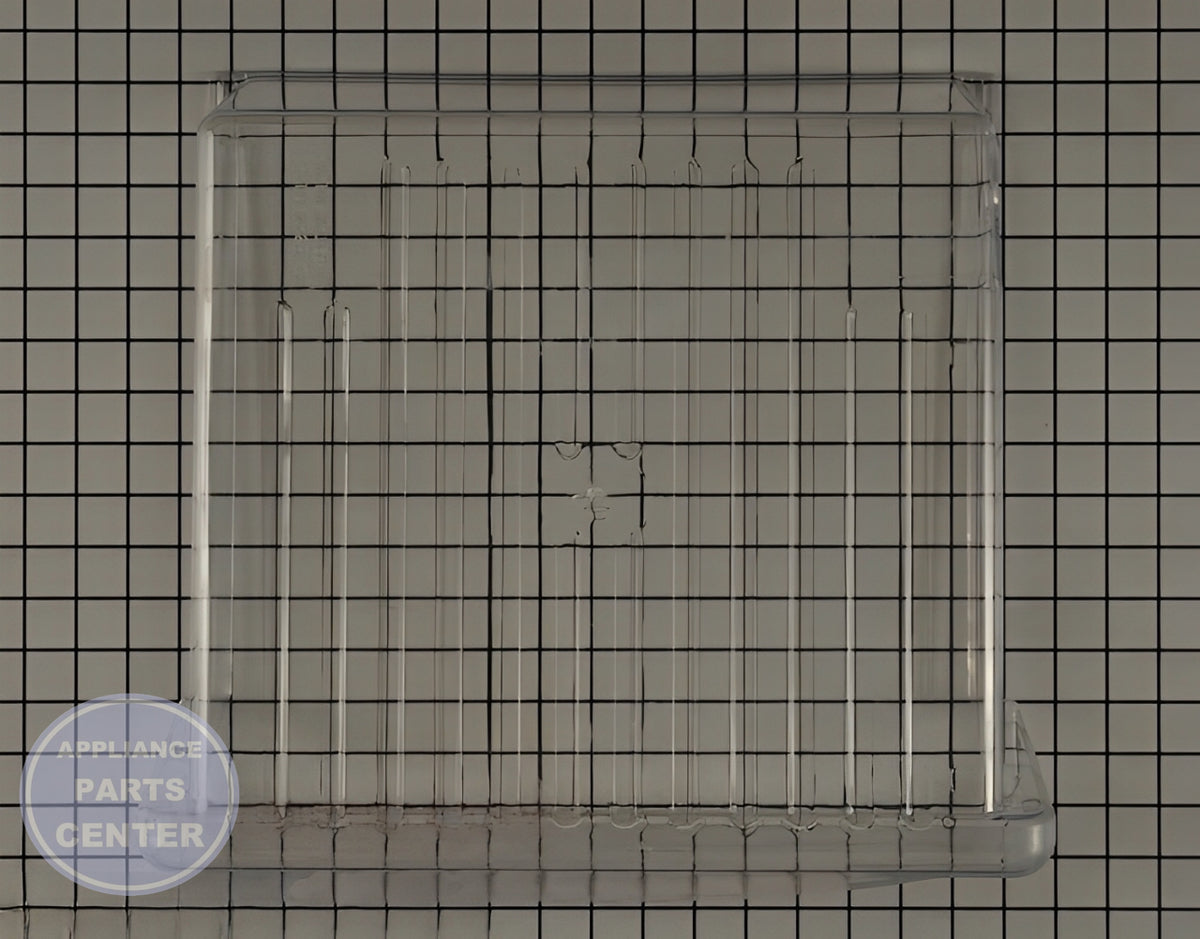 FRIGIDAIRE REFRIGERATOR MEAT PAN 241974604 - Side view with 10 lbs storage capacity