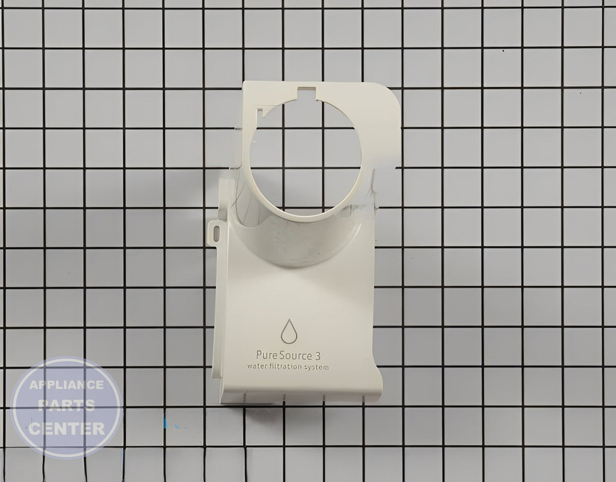 Water Filter Housing 241983814 - Side view with precise measurements