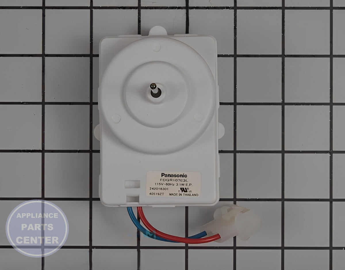 FRIGIDAIRE REFRIGERATOR CONDENSER FAN MOTOR 242018301 - Main view showing high airflow for WCI models