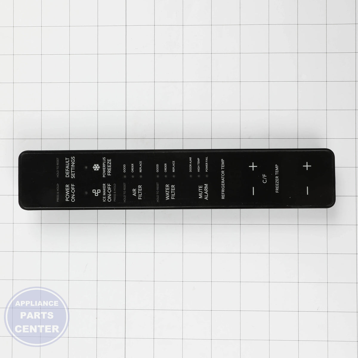 WCI USER INTERFACE 242048230 - Installation in specific model showing mounting points