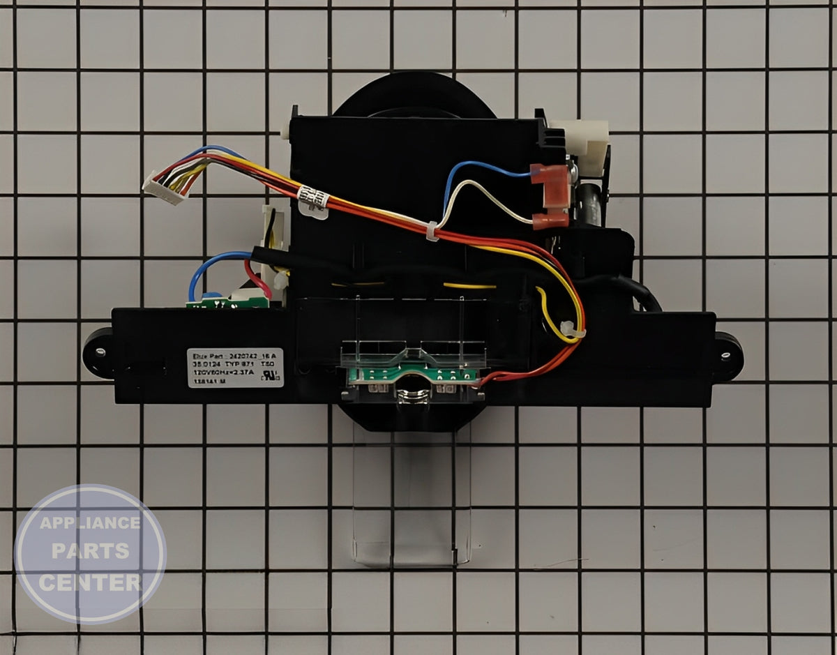 Frigidaire Dispenser Actuator 242074216 - Main view showing smooth operation for Frigidaire and Kenmore models
