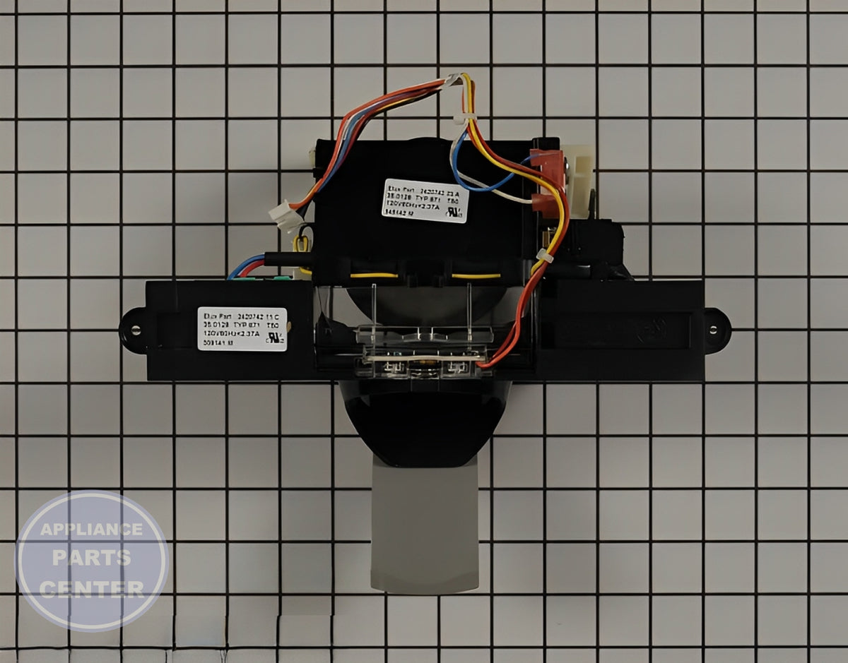 FRIGIDAIRE DISPENSER MODULE 242074223 - Main view showing water and ice dispensing for FRIGIDAIRE and WCI Refrigerator models