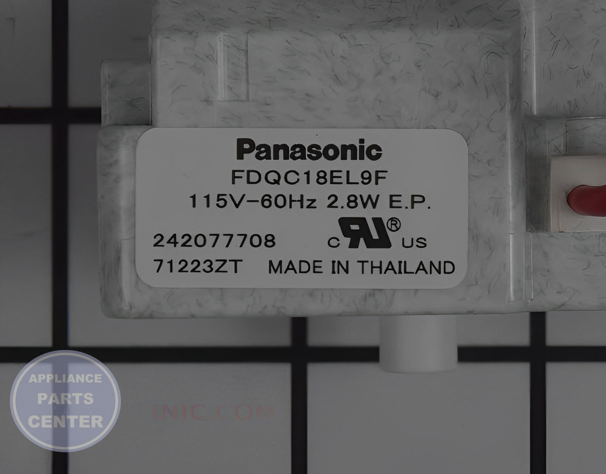 Evaporator Fan Motor 242077708 - Detailed view of high-performance specifications