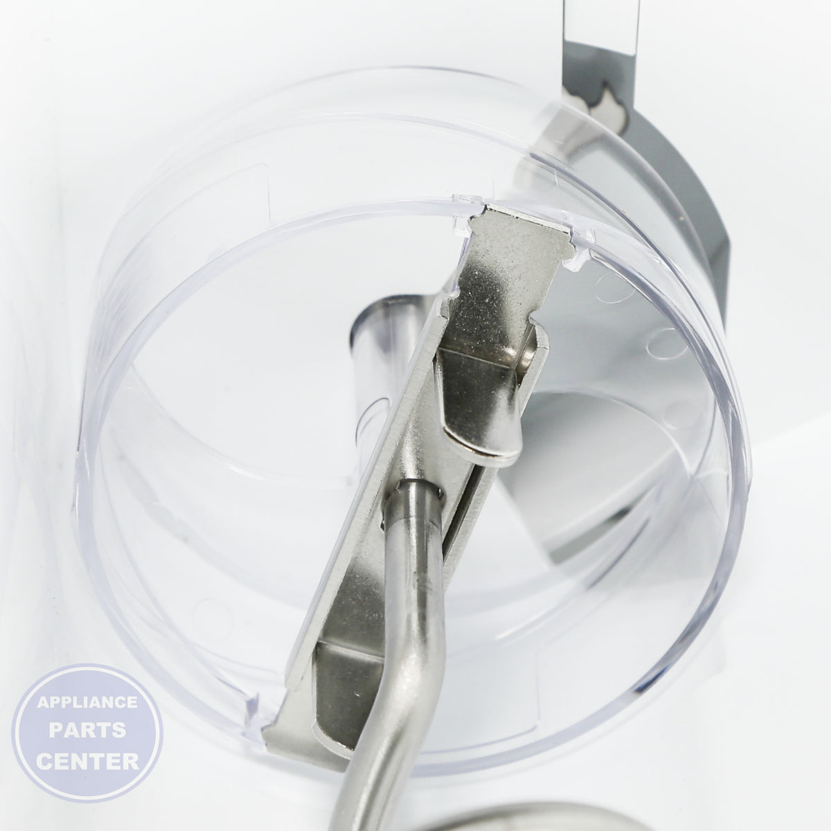 ICE CONTAINER ASSY 242093005 - Side view with specific measurements and capacities