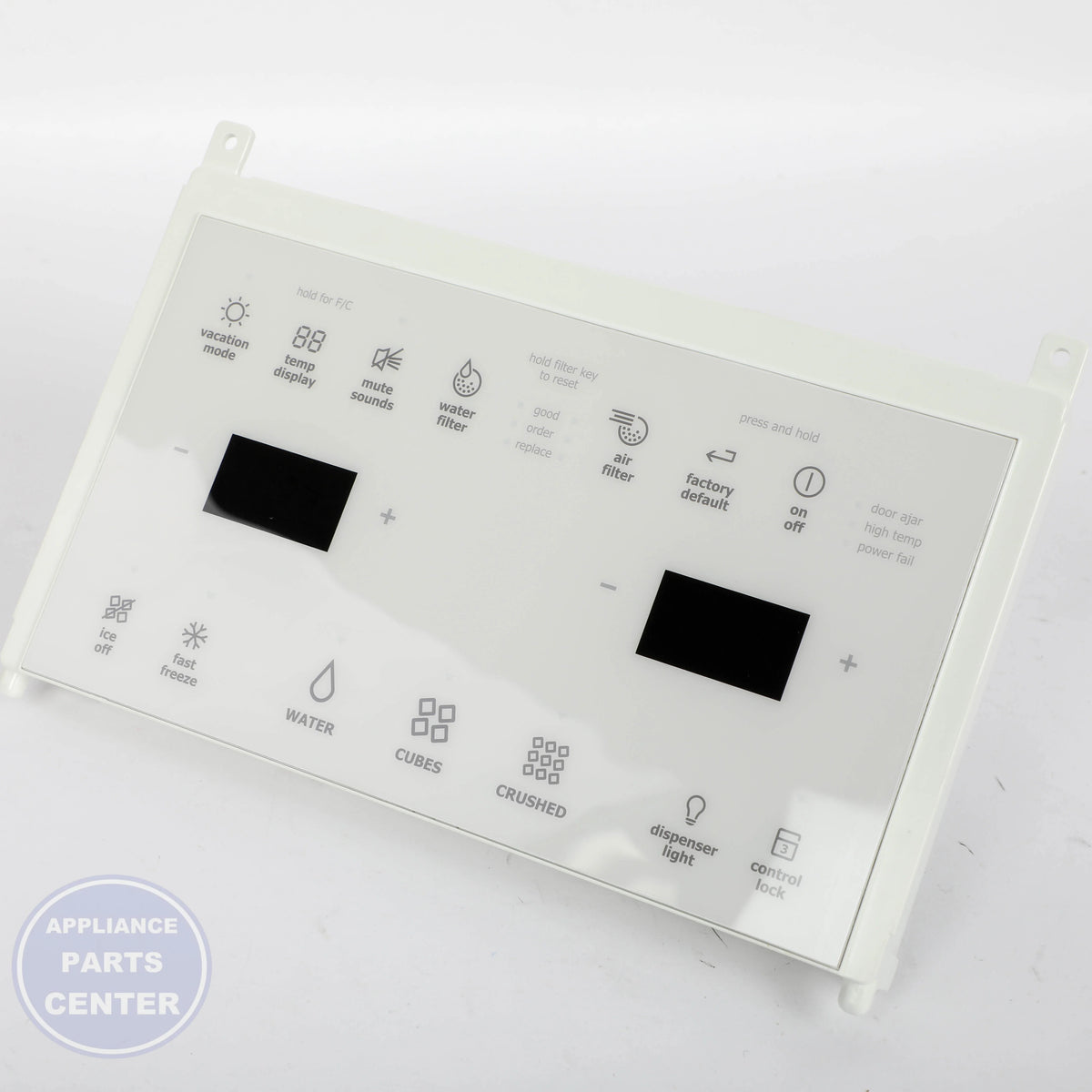 WCI #VP#BOARD-SWITCH 242102801 - Installation in WCI refrigerator showing key mounting points