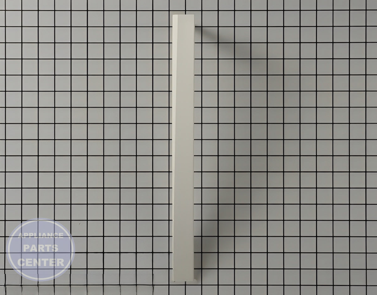FRIGIDAIRE REFRIGERATOR WHITE DOOR HANDLE 242110509 - Main view showing ergonomic design for FRIGIDAIRE models