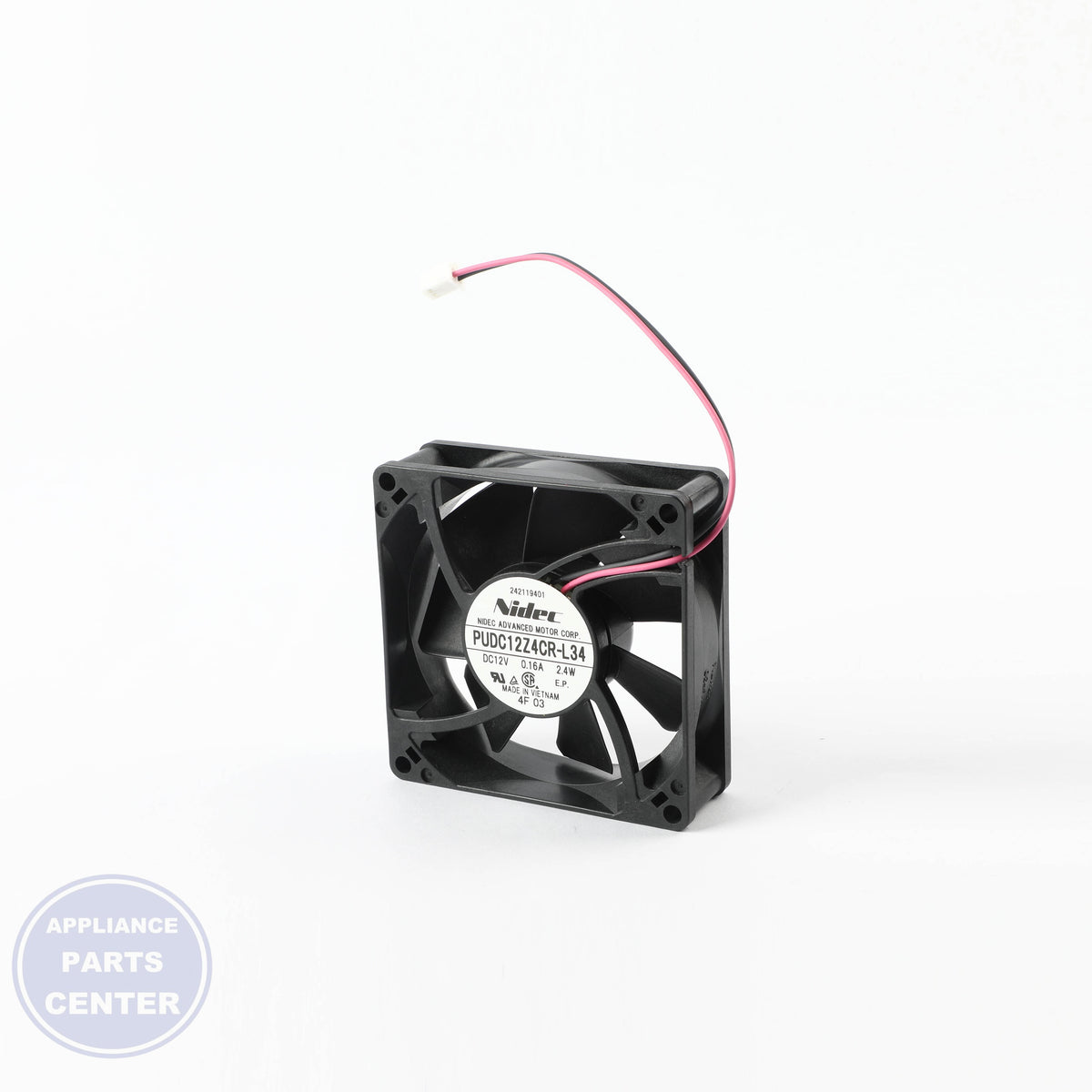 FAN ASSEMBLY 242119401A - Detailed view of high-quality components