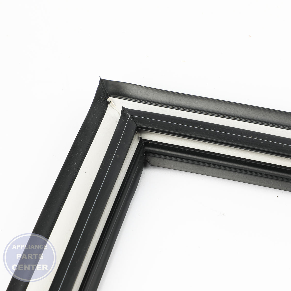 GASKET-REFR DOOR 242193208 - Side view with precise measurements