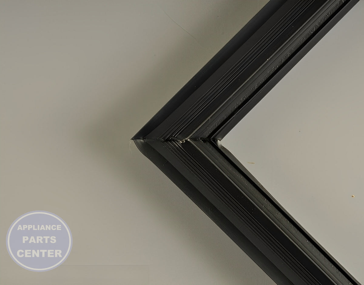 FRIGIDAIRE REFRIGERATOR BLACK FREEZER DOOR GASKET 242193209 - Detailed view of durable gasket material
