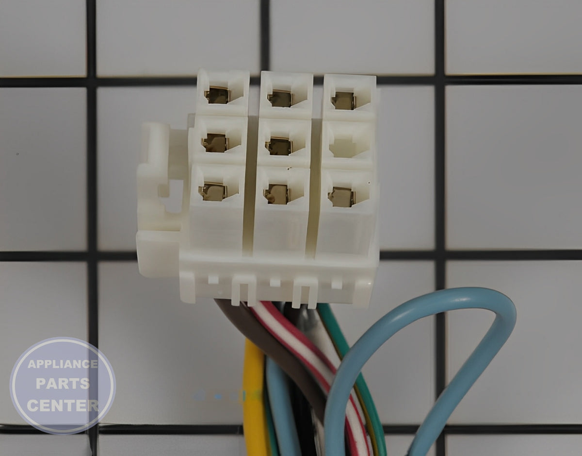 FRIGIDAIRE REFRIGERATOR HARNESS 242213501 - Detailed view of wire connector technical details