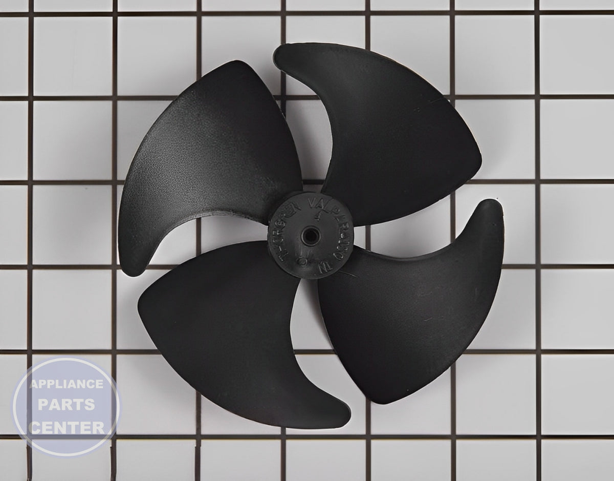 FRIGIDAIRE REFRIGERATOR EVAPORATOR FAN BLADE 242219302 - Main view showing efficient air circulation for Frigidaire, Electrolux, and Gibson models