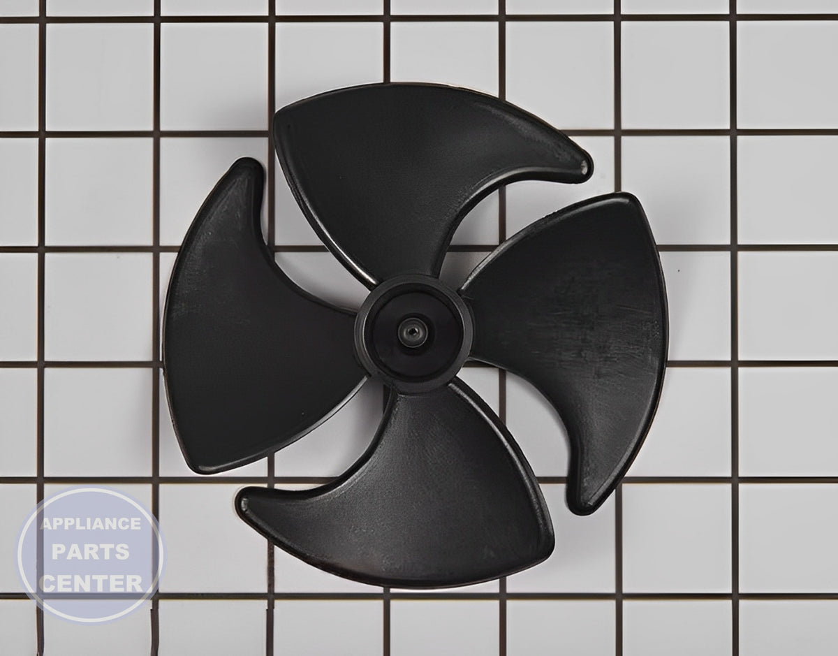 FRIGIDAIRE REFRIGERATOR EVAPORATOR FAN BLADE 242219302 - Detailed view of blower wheel & fan blade technical details