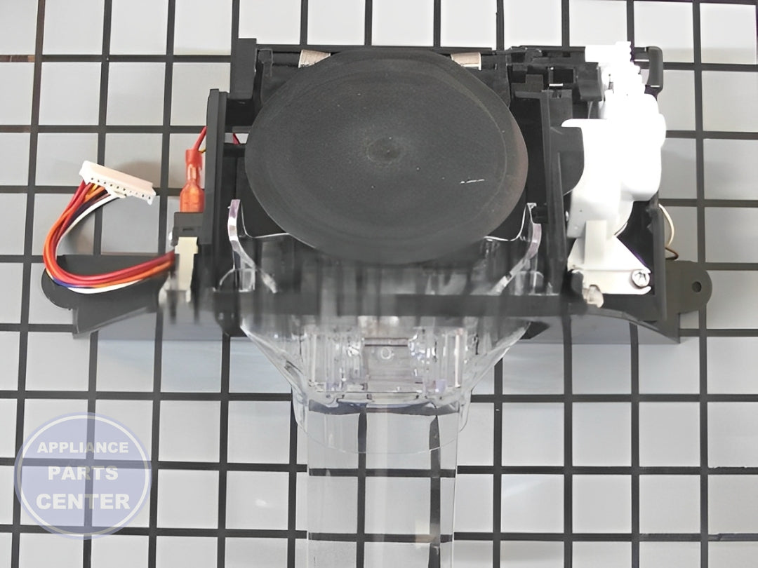 FRIGIDAIRE REFRIGERATOR DISPENSER MODULE WITH PADDLE - Installation in FRIGIDAIRE model showing easy mounting points
