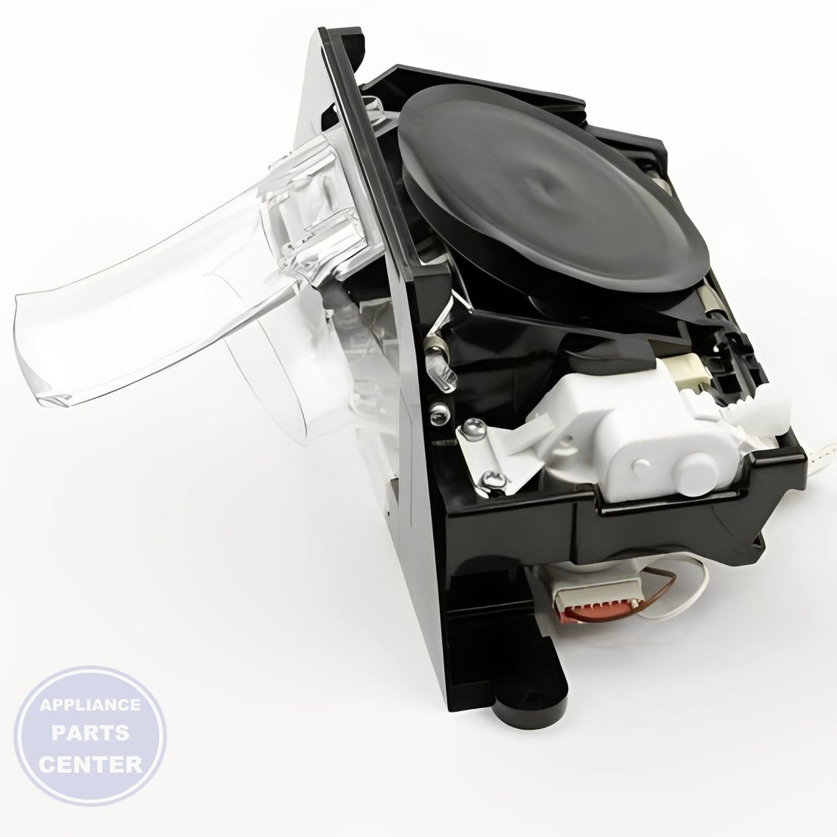 FRIGIDAIRE REFRIGERATOR DISPENSER MODULE 242270102 - Detailed view of water and ice dispensing capacity