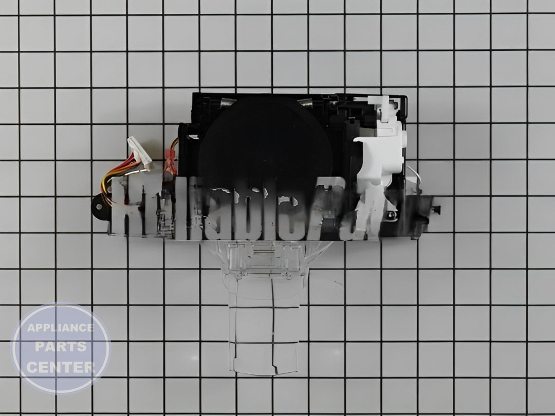 FRIGIDAIRE REFRIGERATOR DISPENSER MODULE 242270102 - Installation in specific model showcasing mounting points