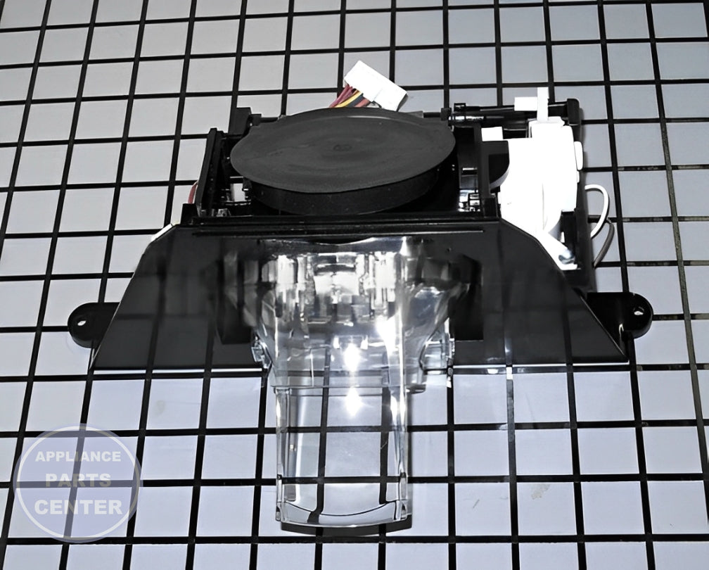 FRIGIDAIRE REFRIGERATOR DISPENSER MODULE 242270102 - Installation in specific model showcasing mounting points