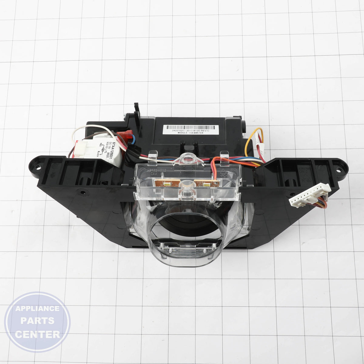 MODULE ASSEMBLY 242270207 - Side view with precise measurements