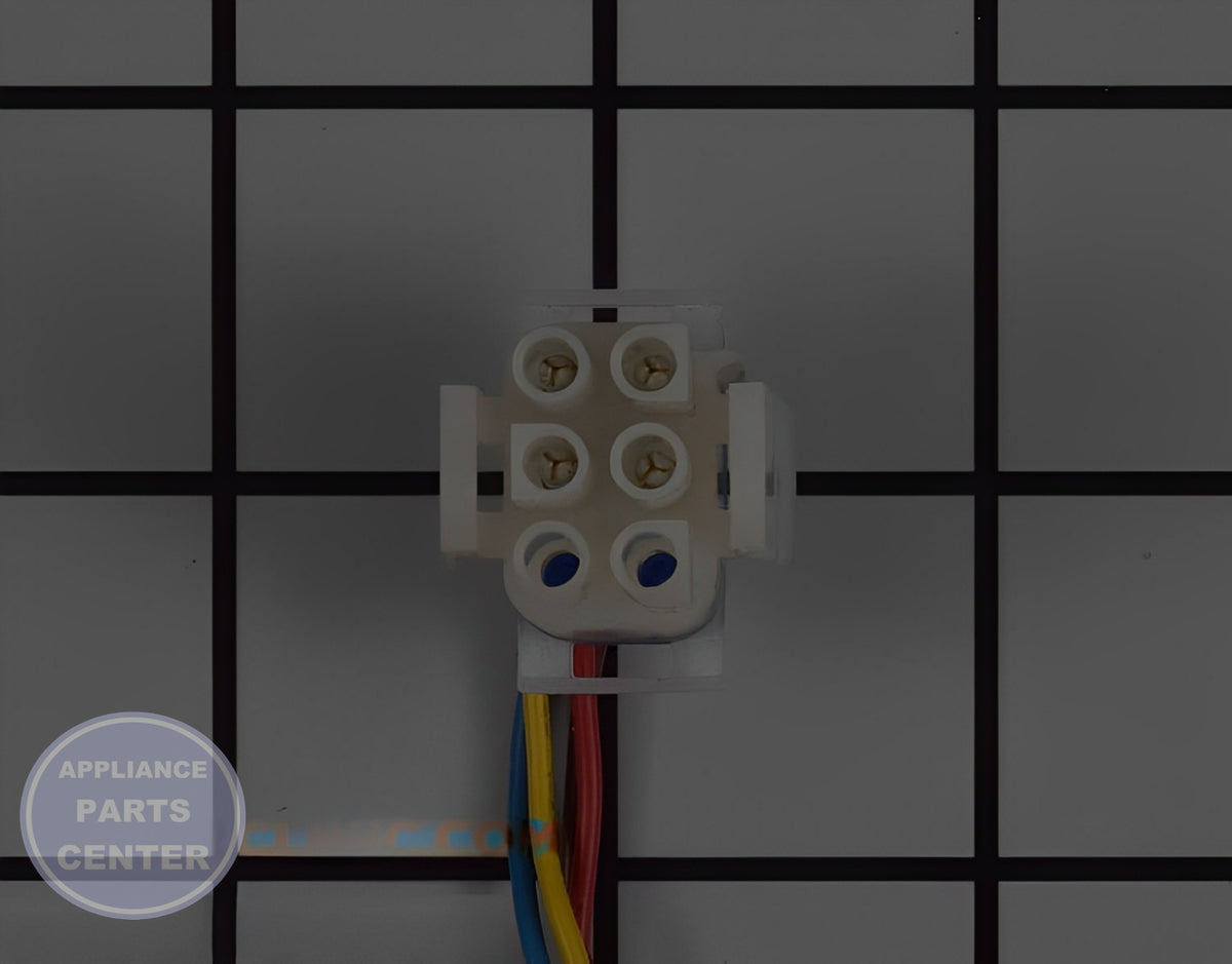 FRIGIDAIRE REFRIGERATOR BLOWER MOTOR 242290001 - Installation in specific model showing key mounting points