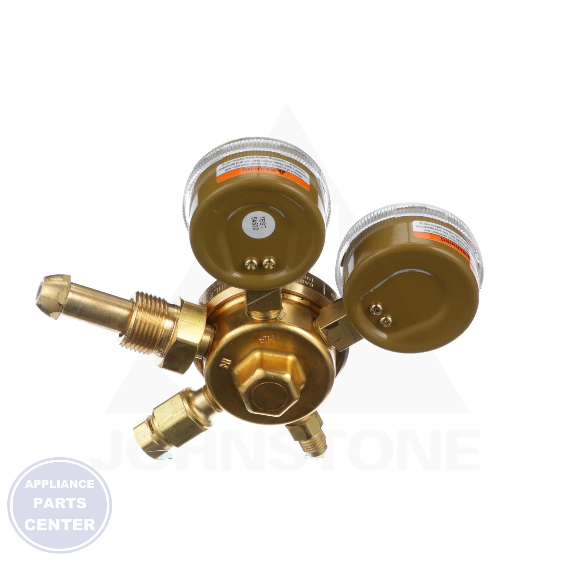Nitrogen Regulator 245-03P - Side view with 500 PSIG delivery pressure