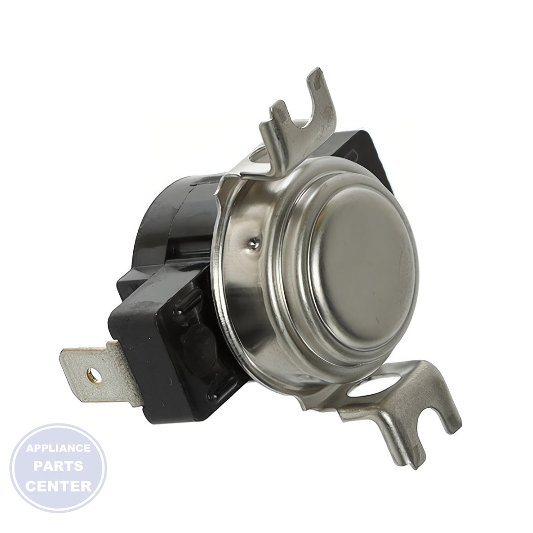 FISHER & PAYKEL RANGE THERMAL LIMITER 245934P - Side view with precise temperature specifications.