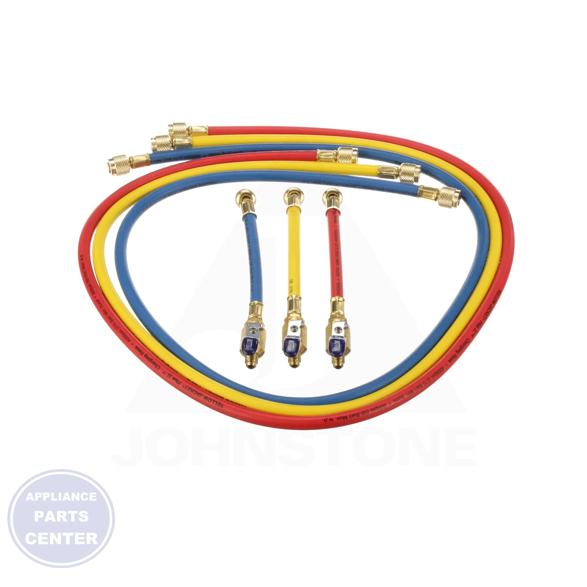 Charging Hose Set with FlexFlow 25985 - Side view with 5' length
