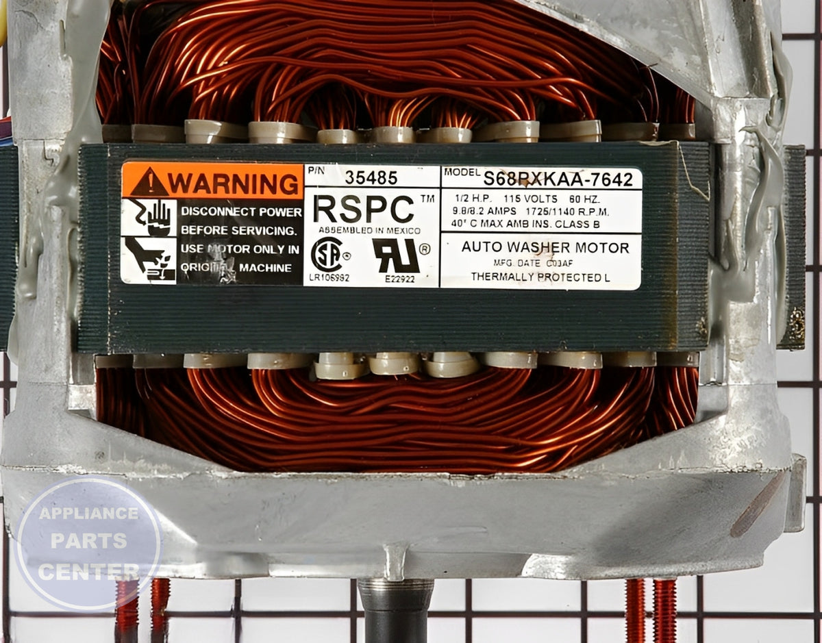 Speed Queen SPEED QUEEN KIT,MOTR115V/60HZ2SP B - Installation in SPQ Washer/Dryer Combo showing key mounting points