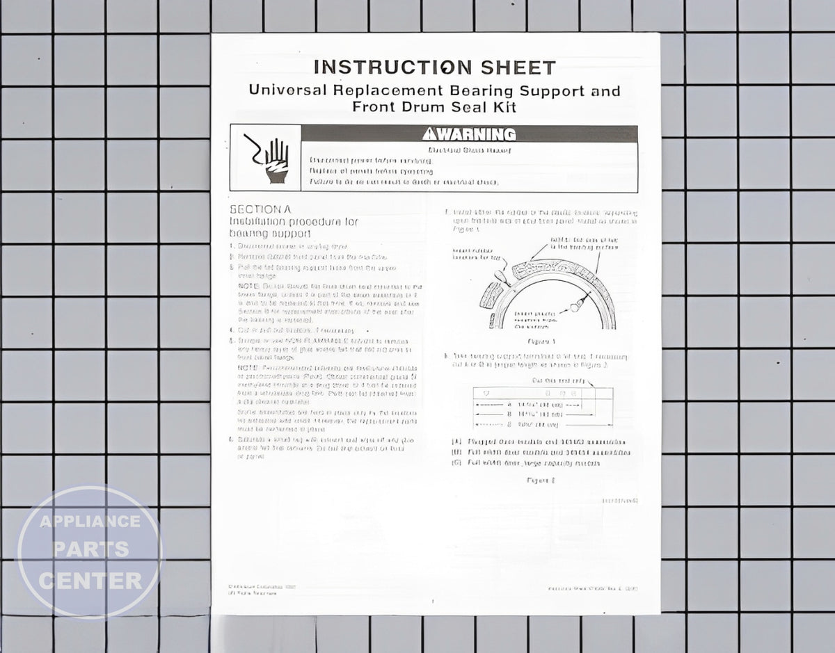 WHIRLPOOL BEARING & SEAL KIT 279264 - Detailed view of high-quality technical details
