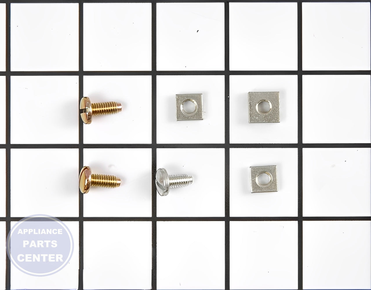 WHIRLPOOL TERMINAL BLOCK SCREW AND NUT KIT 279393 - Main view showing secure fastening for Whirlpool models