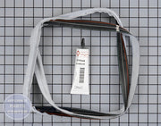 WHIRLPOOL DRYER REAR DRUM SEAL WHITE STITCHES 279735 - Main view showing tight seal for Whirlpool models