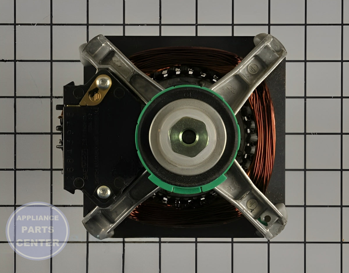WHIRLPOOL DRYER DRIVE MOTOR 279787 - Detailed view of motor technical details
