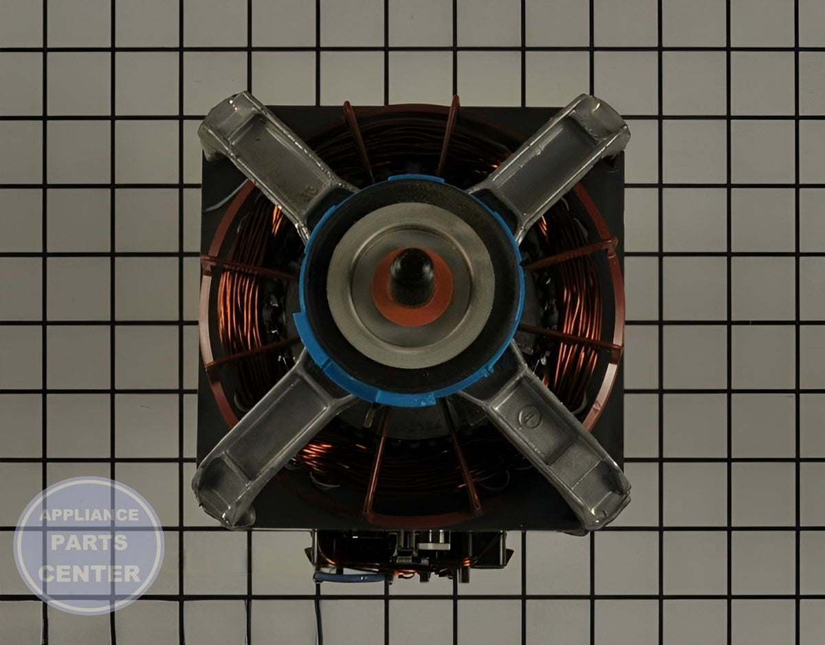 WHIRLPOOL DRYER DRIVE MOTOR 279827 - Installation in WPL Dryer model showing mounting points