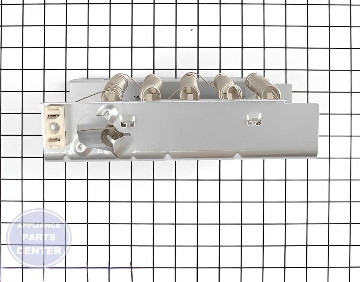 WHIRLPOOL DRYER HEATING ELEMENT 5400W - Side view with 5400W power capacity