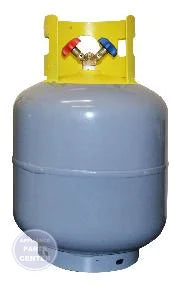 Refrigerant Recovery Cylinder 285397P - Main view showing color-coded design for easy identification